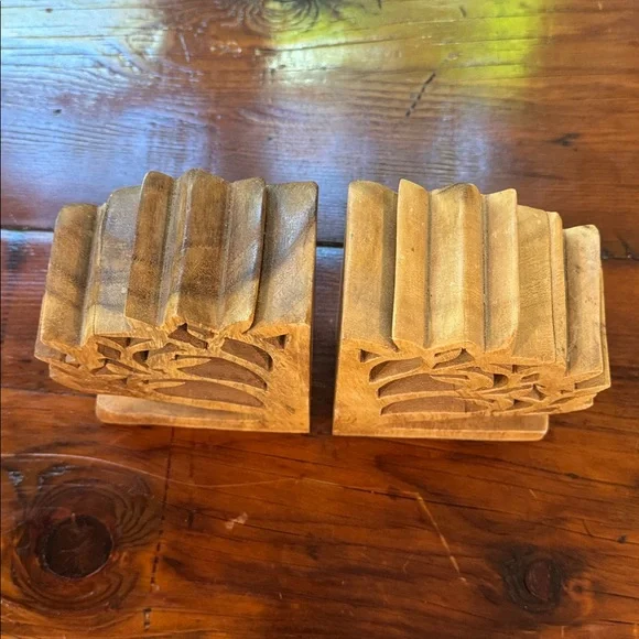 Wooden Tree Bookends - Picture 6 of 10